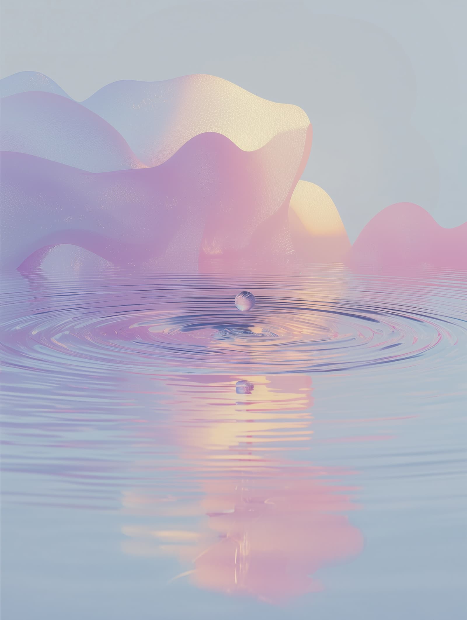 01 — 물과 색 사이